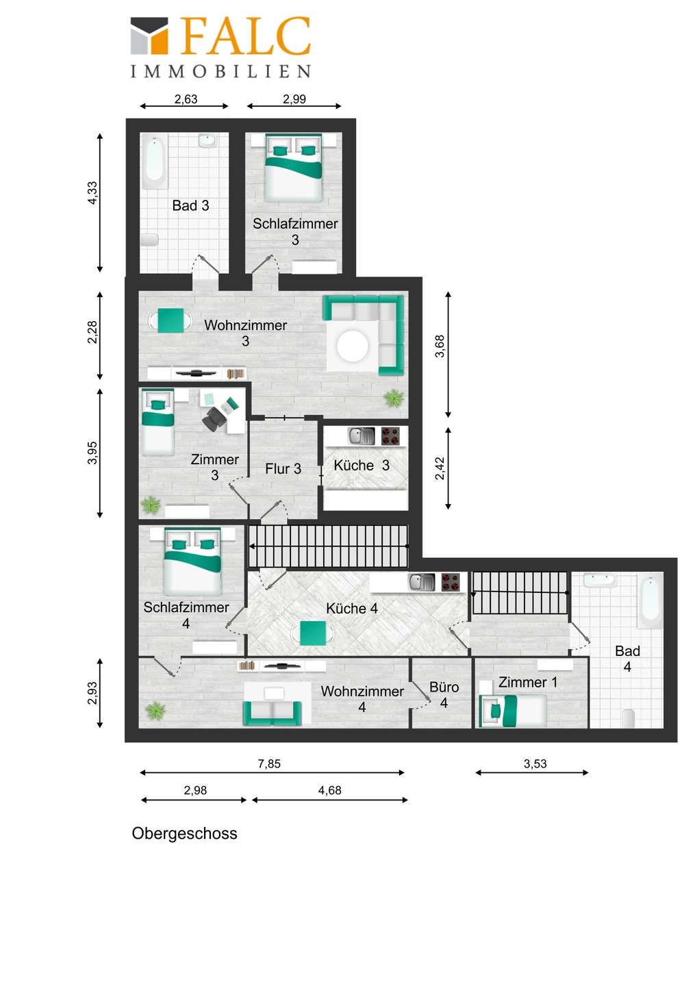 Grundriss Dachgeschoss